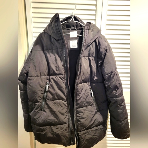 GAP Teen Winter Puffer Jacket - Size 18-20 - Black - Picture 2 of 7